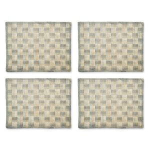 Grey Sinamay Placemats, Set of 4