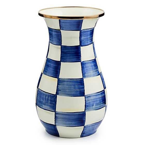 Royal Check Tall Vase