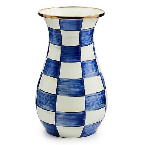 Royal Check Tall Vase