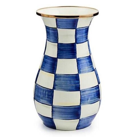 Royal Check Tall Vase