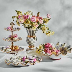 Sterling Check Serving Platter