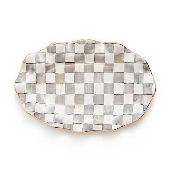Sterling Check Serving Platter