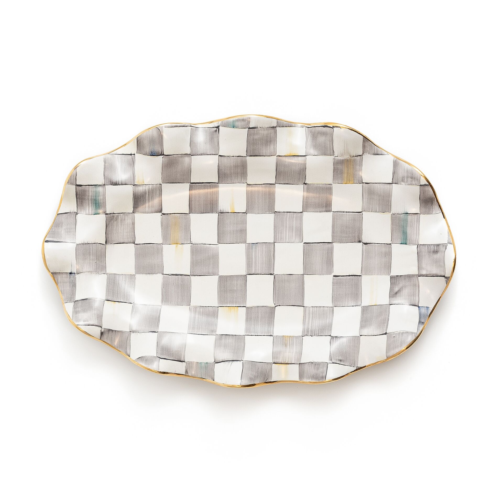 Sterling Check Serving Platter