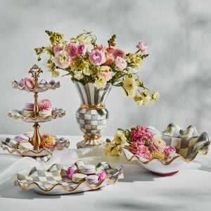 Sterling Check Serving Platter