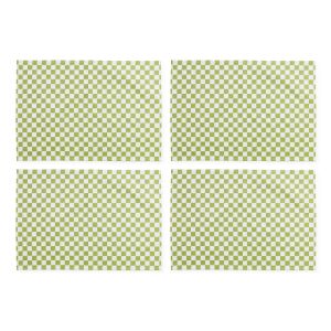 Green Check Placemat, Set of 4