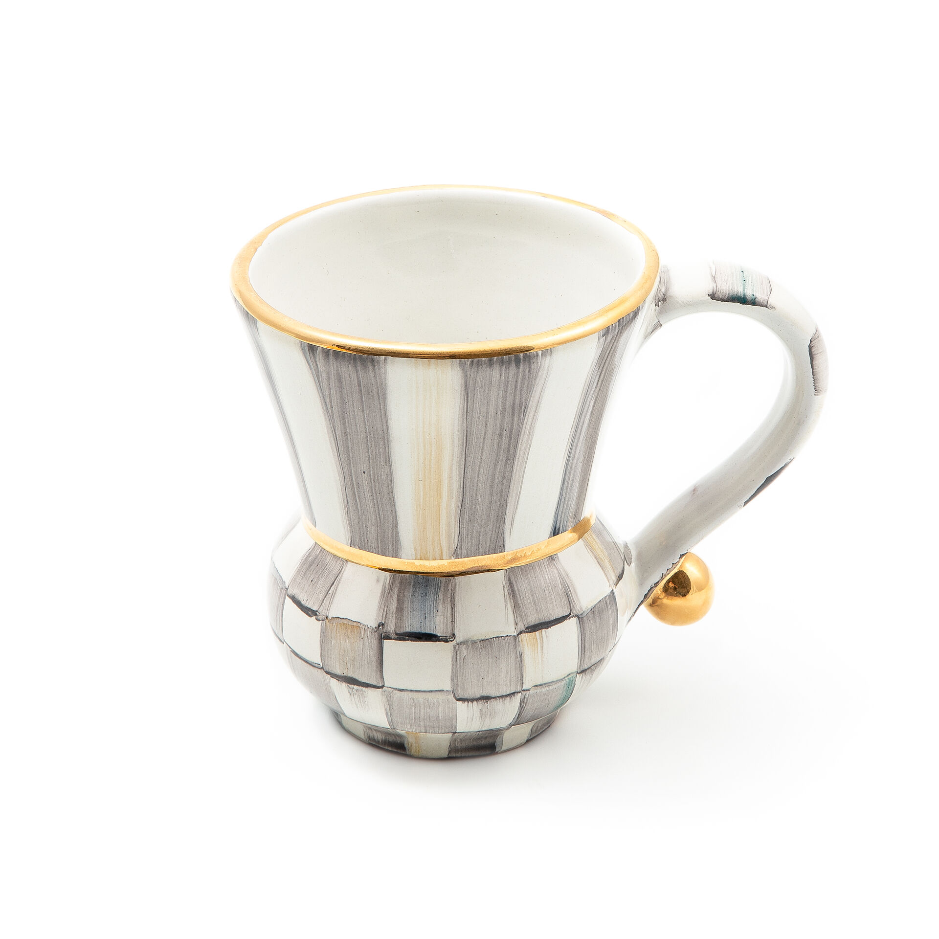 Sterling Check Ceramic Mug