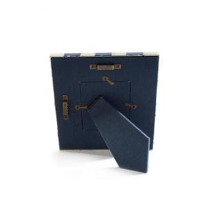 Royal Check Enamel Frame - 2.5'' x 3''