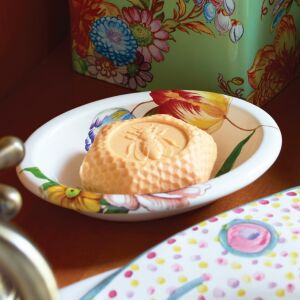 Flower Market Soap Dish - White