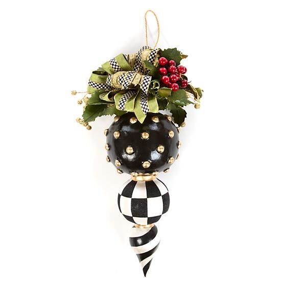 Deck the Halls Triple Ornament - Jumbo