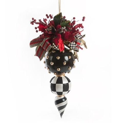 Deck the Halls Triple Ornament - Jumbo