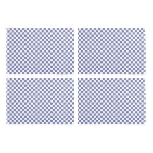 Navy Check Placemat, Set of 4