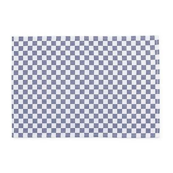 Navy Check Placemat, Set of 4