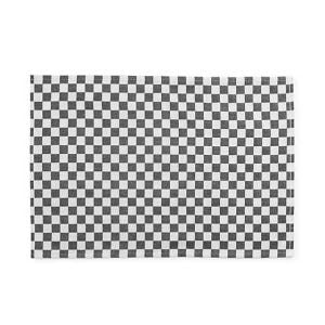 Black Check Placemat, Set of 4