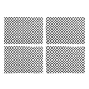 Black Check Placemat, Set of 4