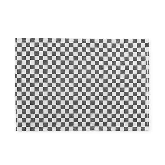Black Check Placemat, Set of 4