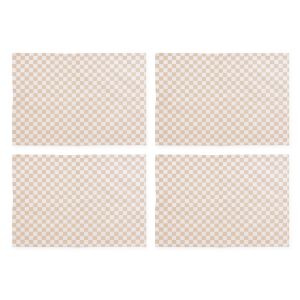 Flax Check Placemat, Set of 4