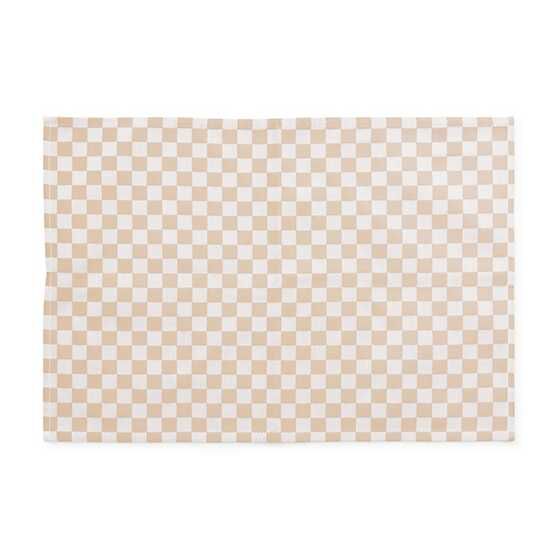 Flax Check Placemat Set of 4