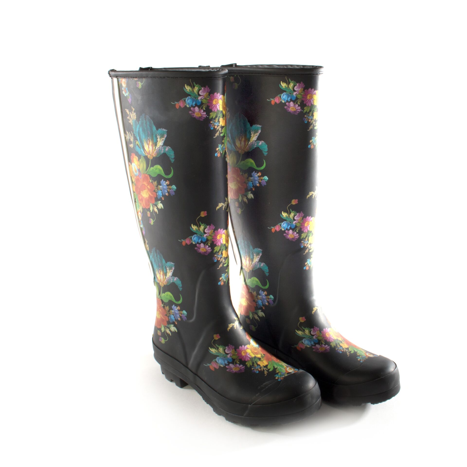 Flower Market Rain Boots - Tall - Size 8