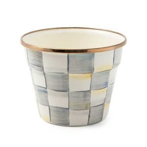 Sterling Check Small Garden Pot