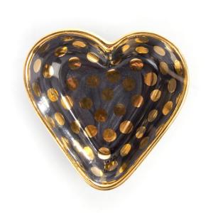 Courtly Check Heart Bowl - Small