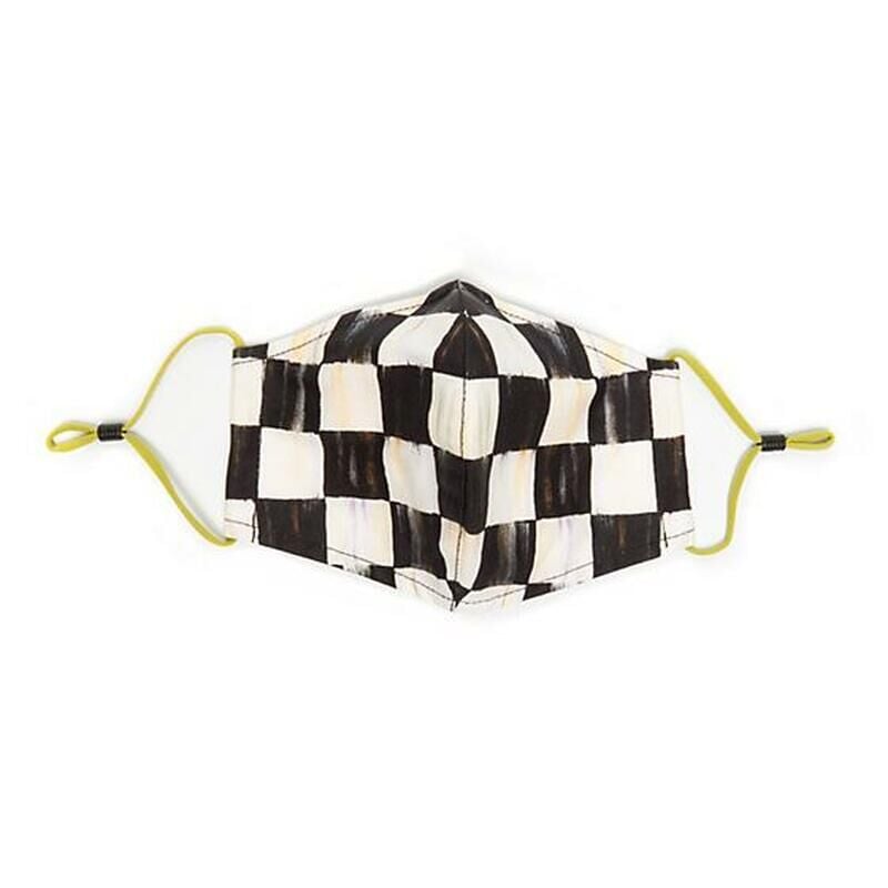 Courtly Check Face Mask - Cone