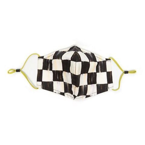Courtly Check Face Mask - Cone