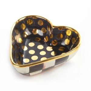 Courtly Check Heart Bowl - Small
