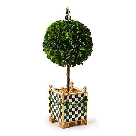 Emerald Luxe Boxwood Topiary