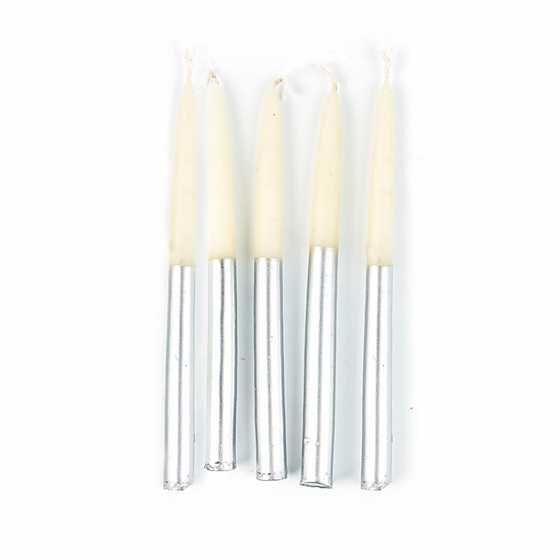 Hanukkah Candle Set - Silver