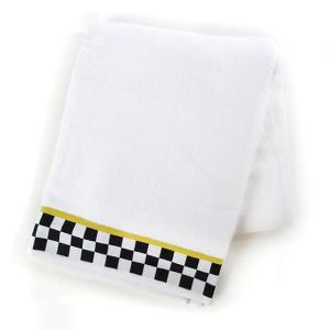 Black & White Check Bath Sheet