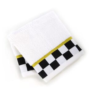 Black & White Check Bath Sheet