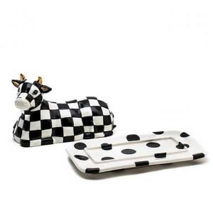 Cow Creamery Butter Dish