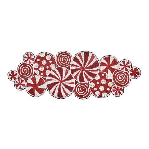 Peppermint Beaded Runner