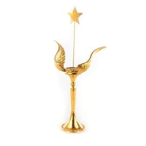Patience Brewster Golden Angel Wing Candle Holder - Tall
