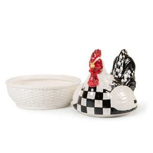 Chicken In A Basket Lidded Dish
