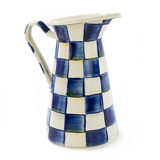 Royal Check Enamel Practical Pitcher - Medium