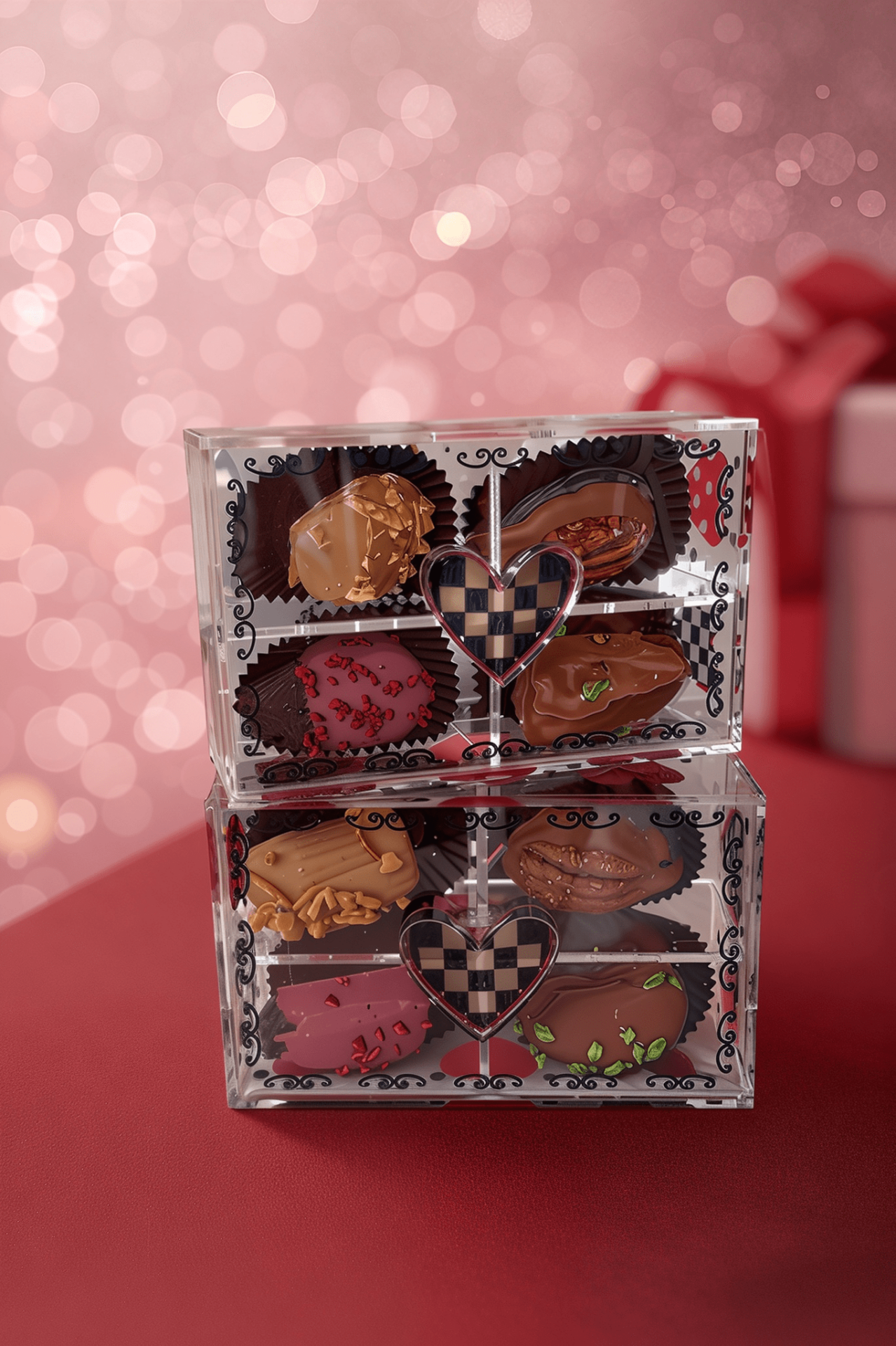 MacKenzie-Childs Hurma-Çikolata | 4 Parça Gurme Çikolata