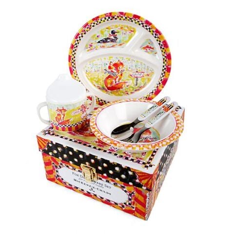Toddler's Dinnerware Set - Fox