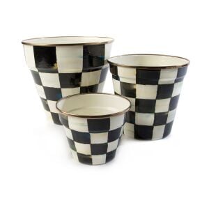 Courtly Check Small Garden Pot