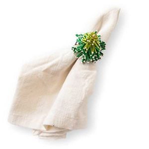 Tree and Candy Cane Napkin Rings - Set of 4