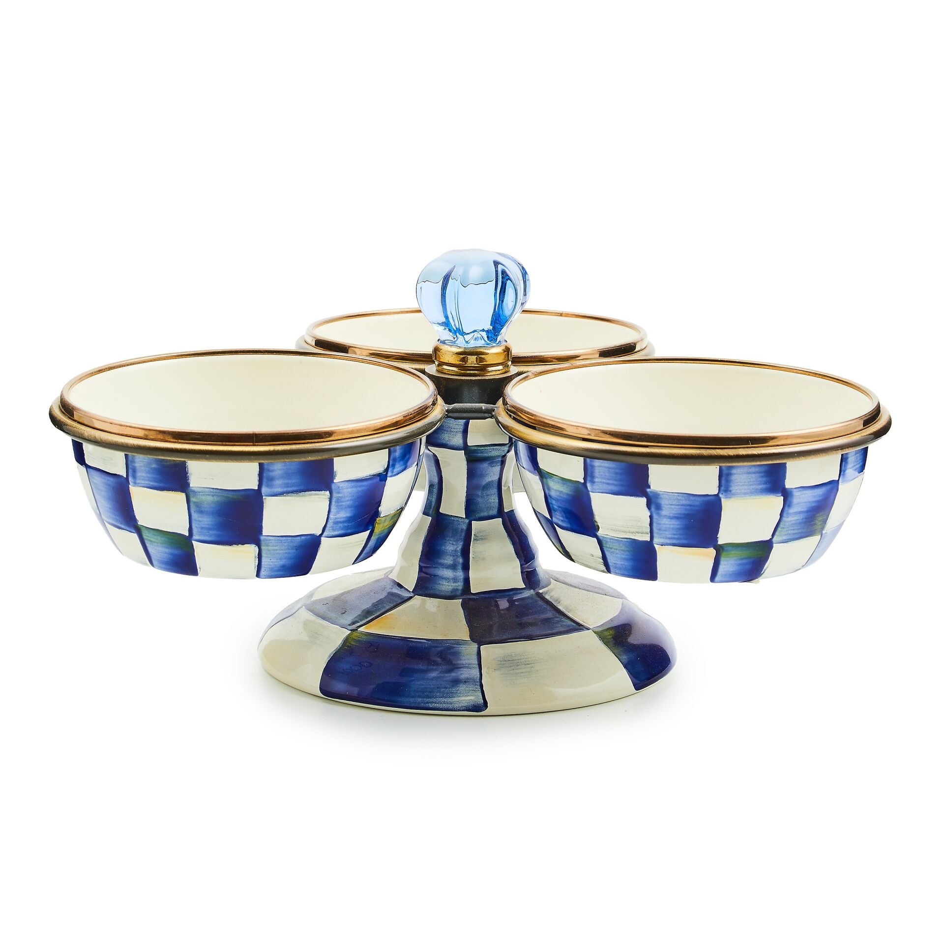 Royal Check Enamel Triplicity