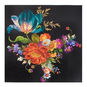 Flower Market Wallpaper - Black