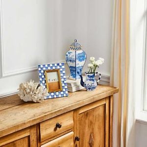 Royal Toile Teapot Vase