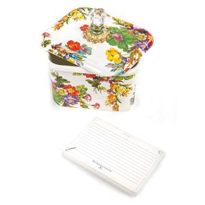 White Flower Market Recipe Box