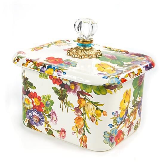 White Flower Market Recipe Box