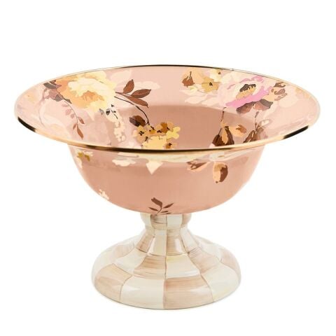 Wild Rose Mauve Large Compote