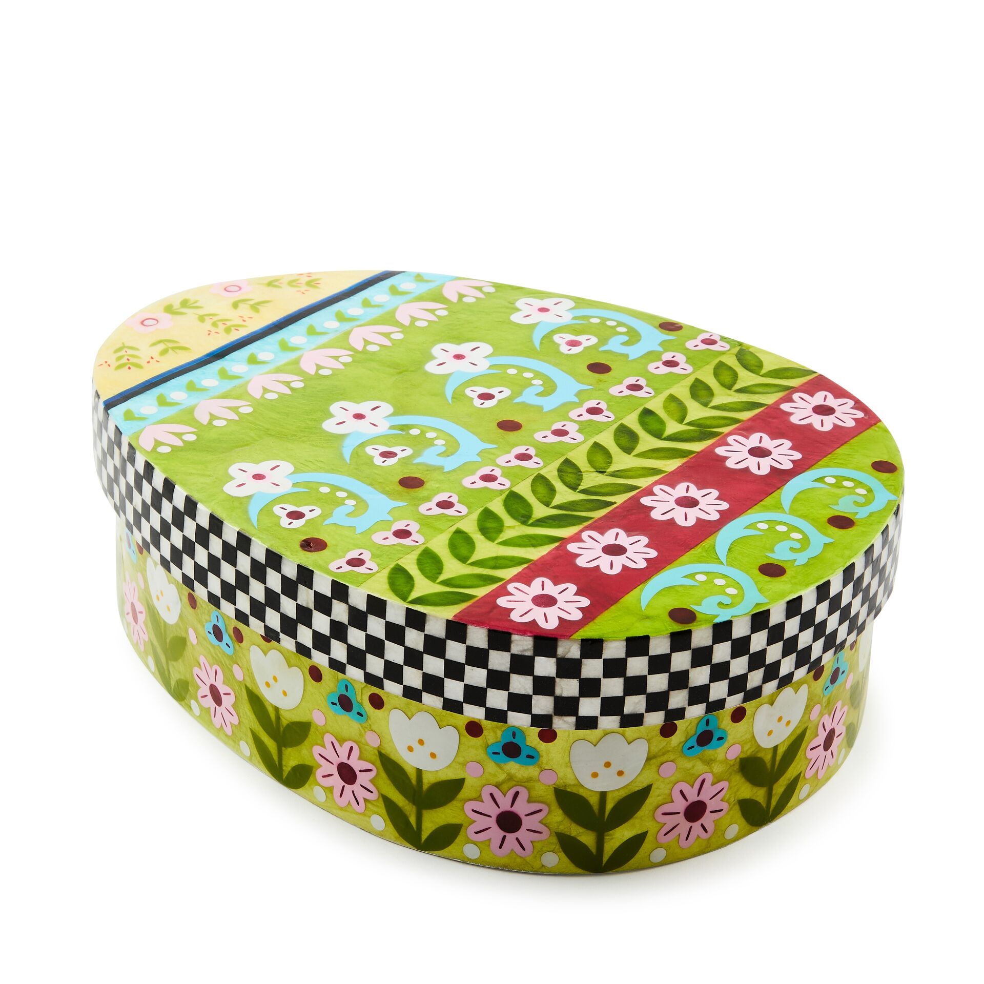 Calico Large Lidded Egg Box