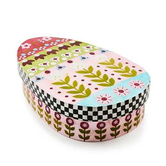 Calico Small Lidded Egg Box