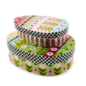 Calico Small Lidded Egg Box