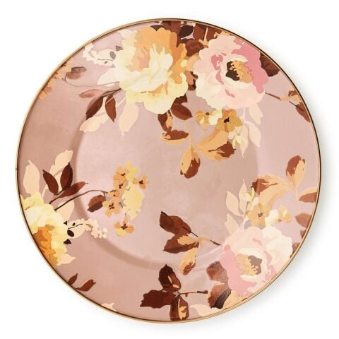 Wild Rose Mauve Dinner Plate